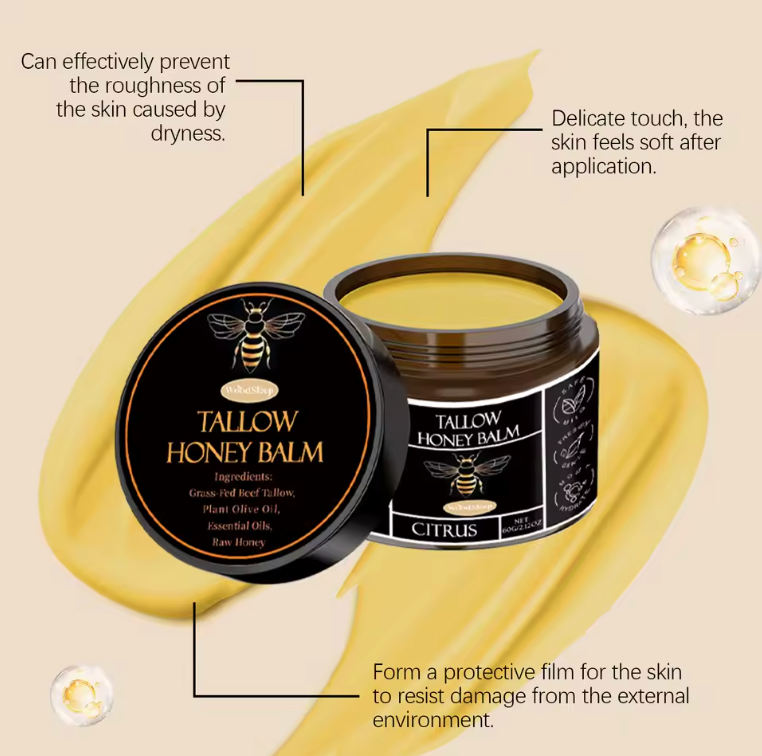 Pure Tallow & Honey Nourishing Balm